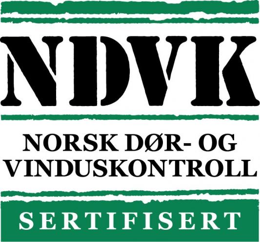 Norsk Door og Vindues Kontroll certificate